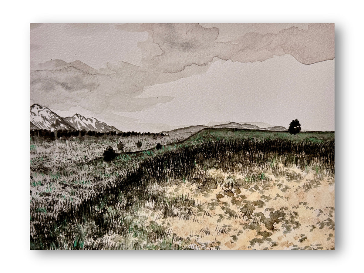 In The Valley Print