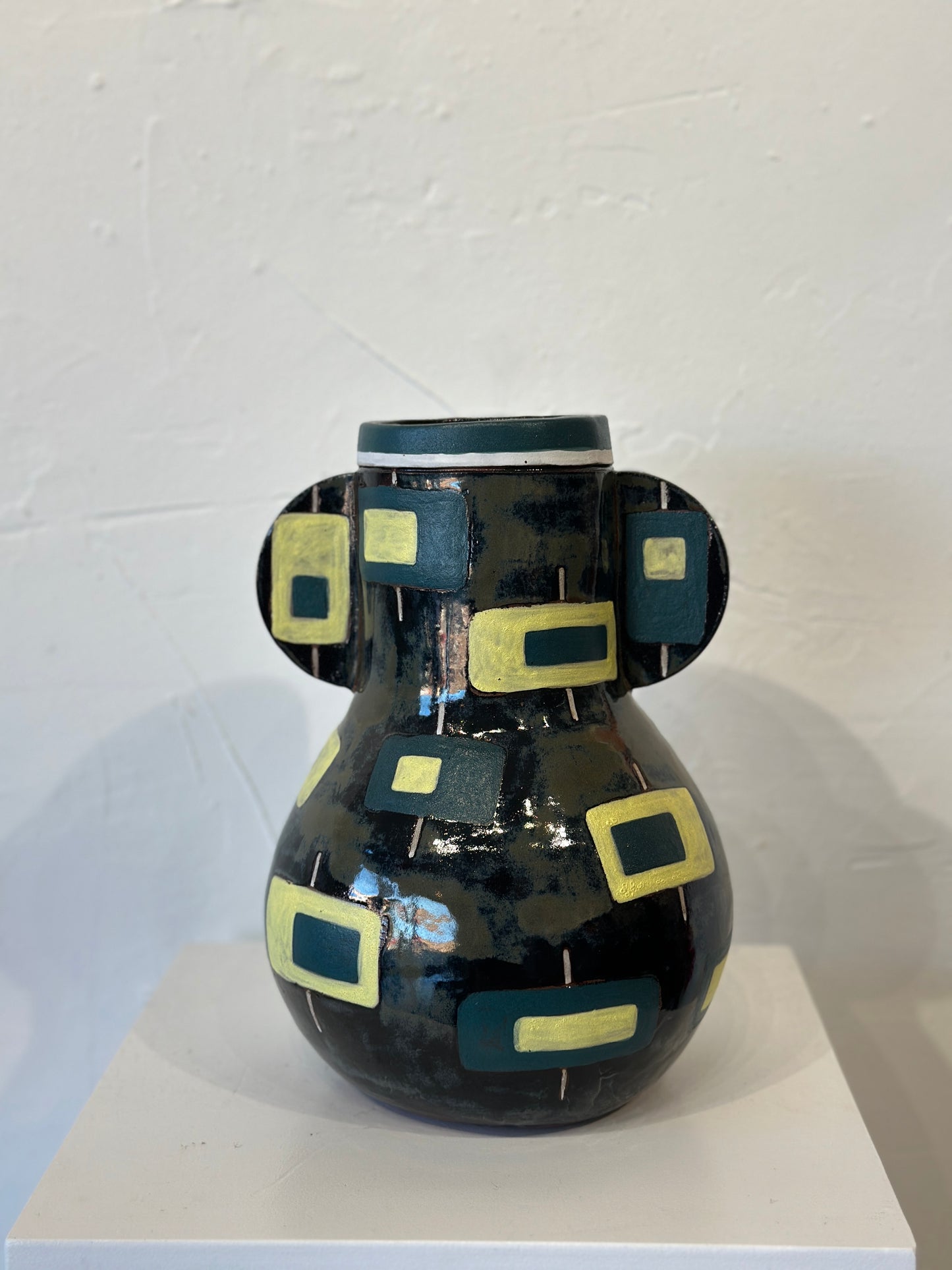 Contemporary Green Vase I