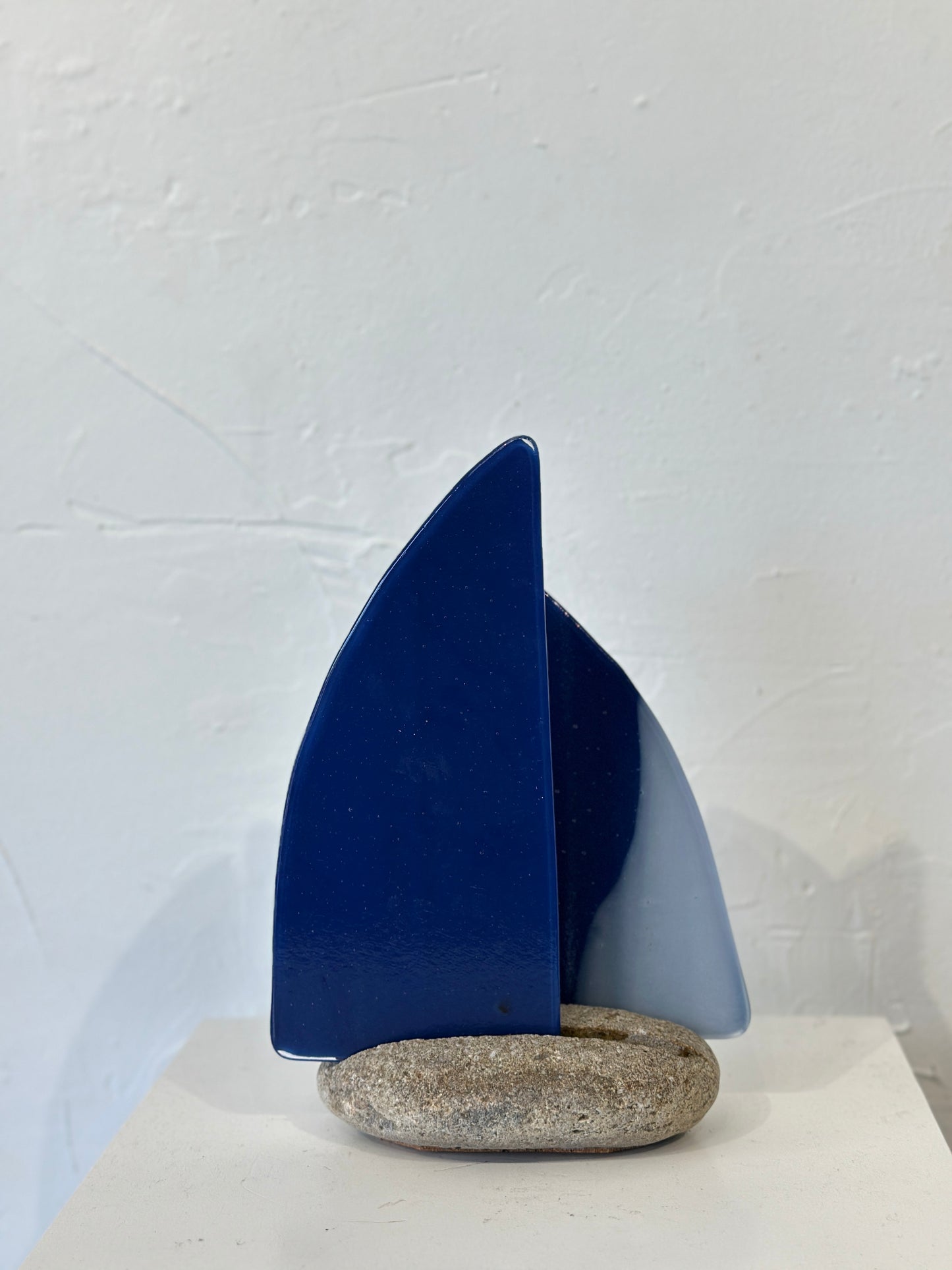 Fused Glass Double Sailboat