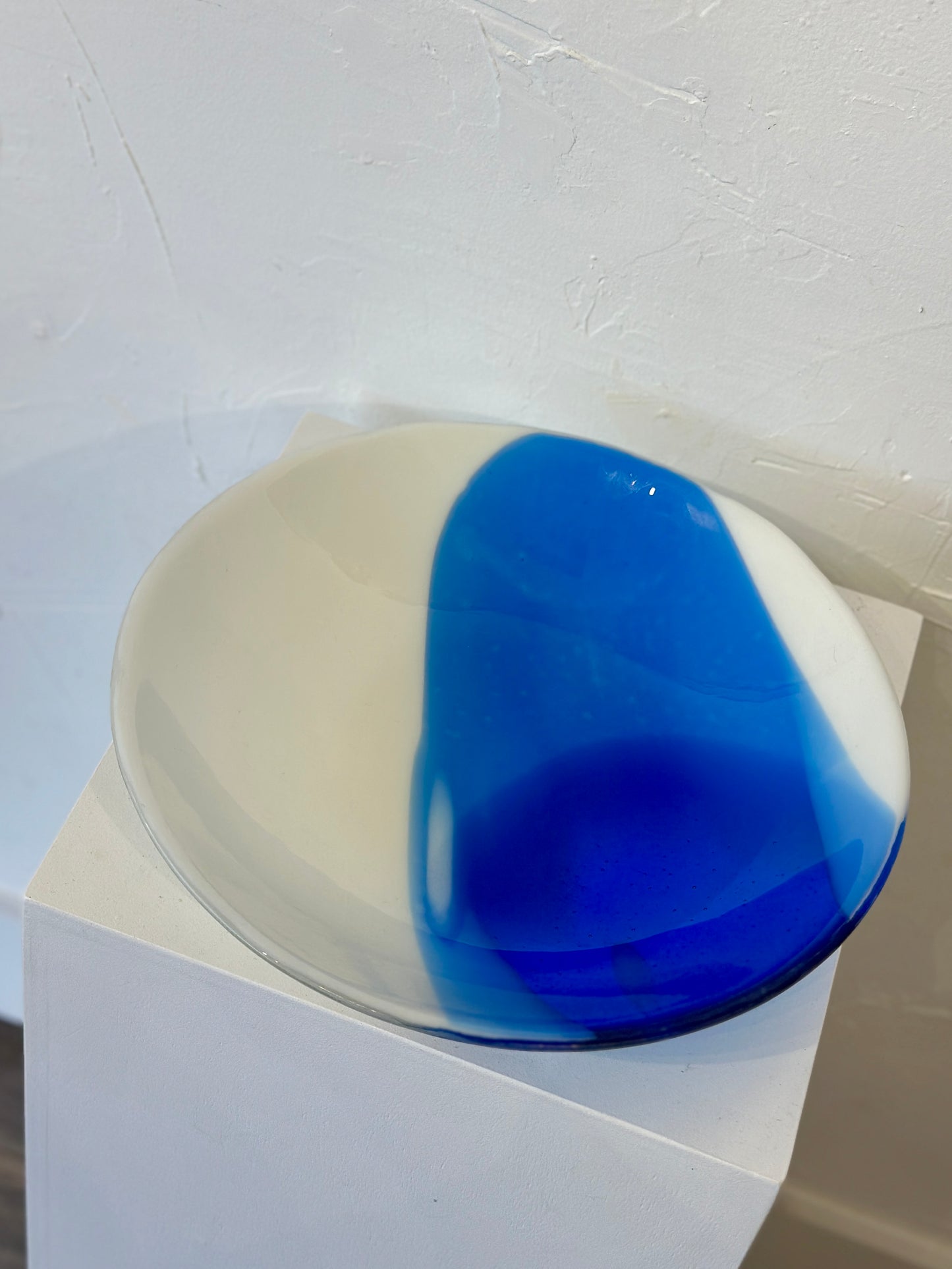 Iceberg Fused Glass Bowl