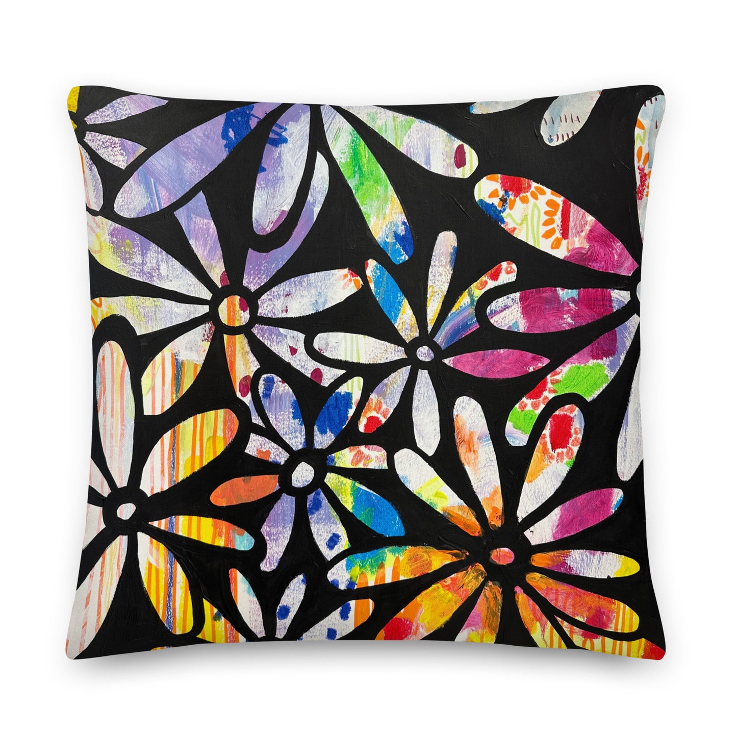 Flower Power Pillow 22"x22"