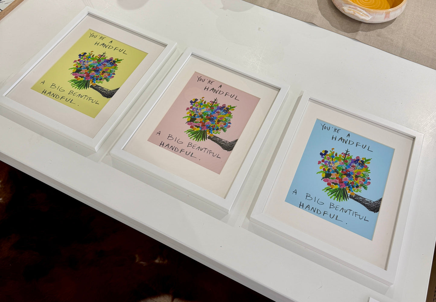 Handful Framed Print