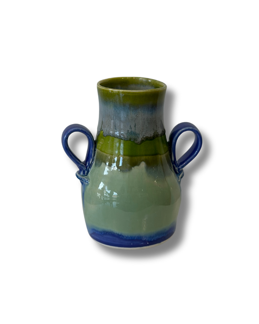 Olive and Sage Vase