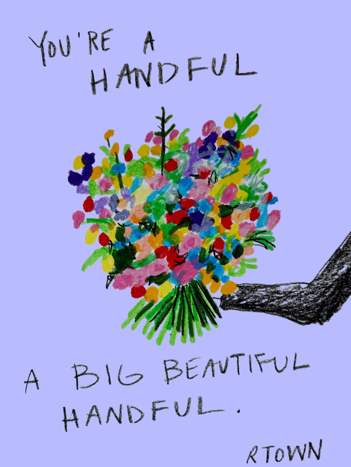 Handful Framed Print
