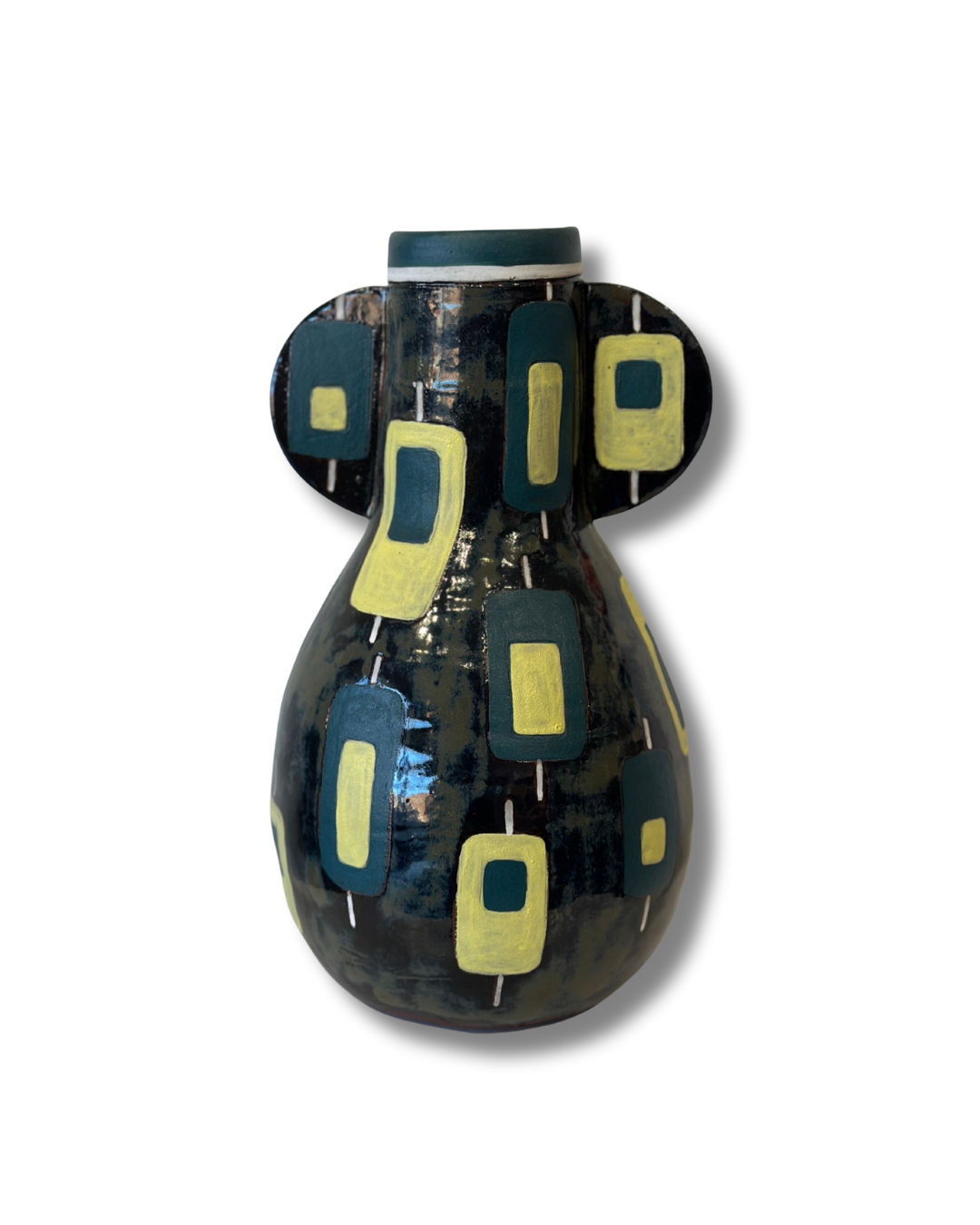 Contemporary Green Vase II