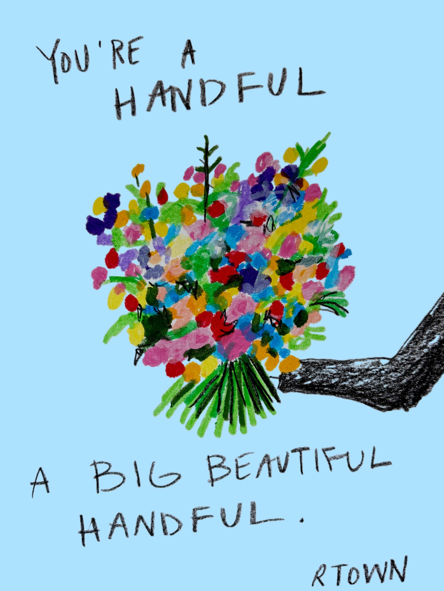 Handful Framed Print