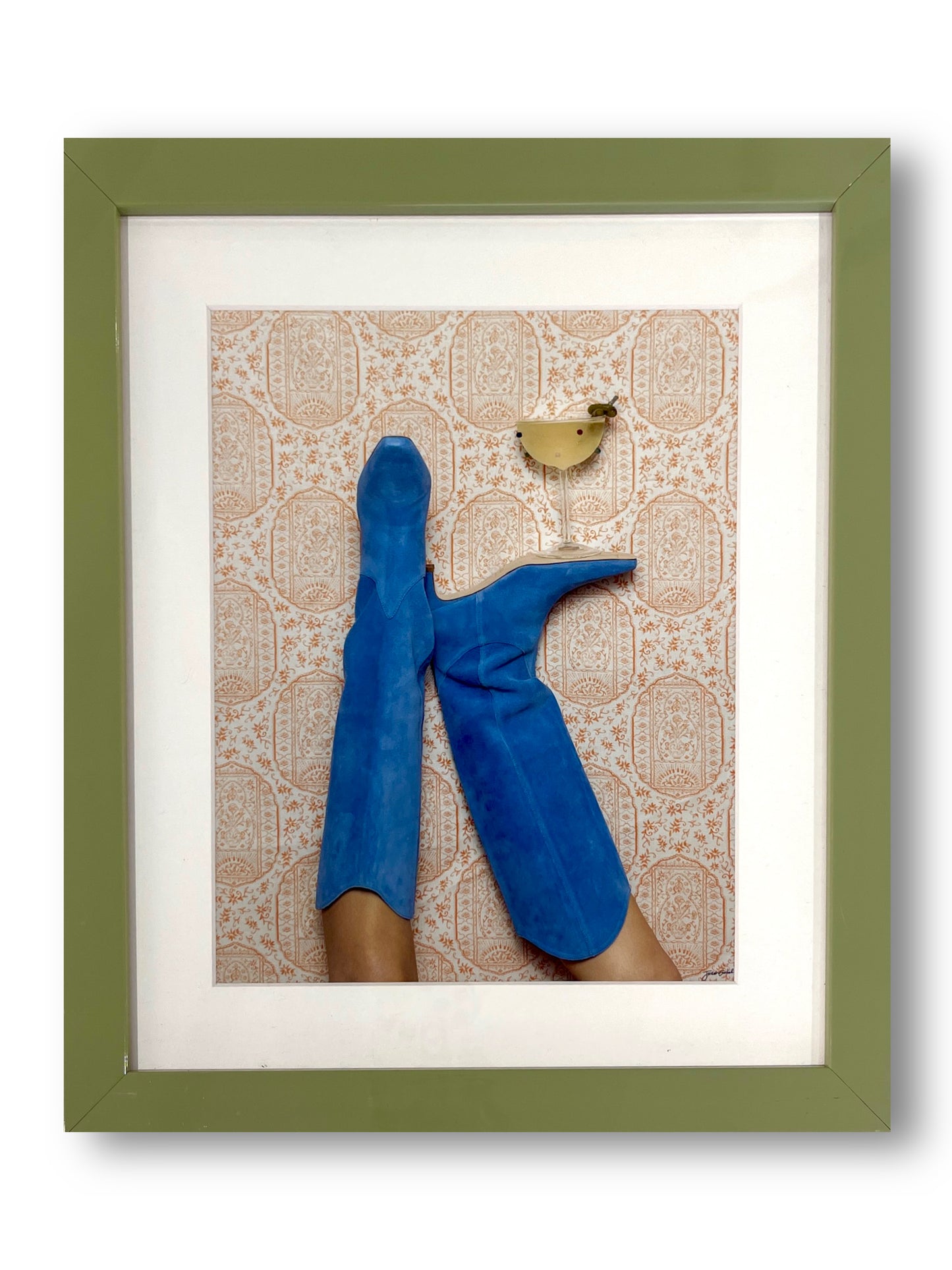 Patterned Play - Blue Boots