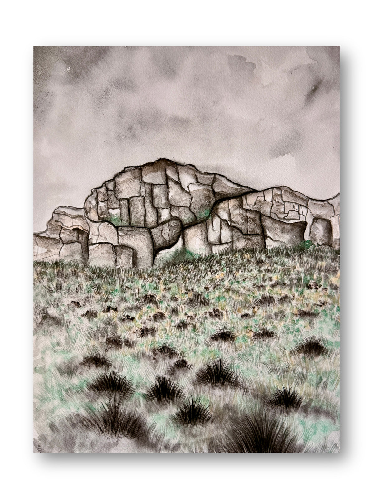 Sagebrush and The Rocky Knoll Print