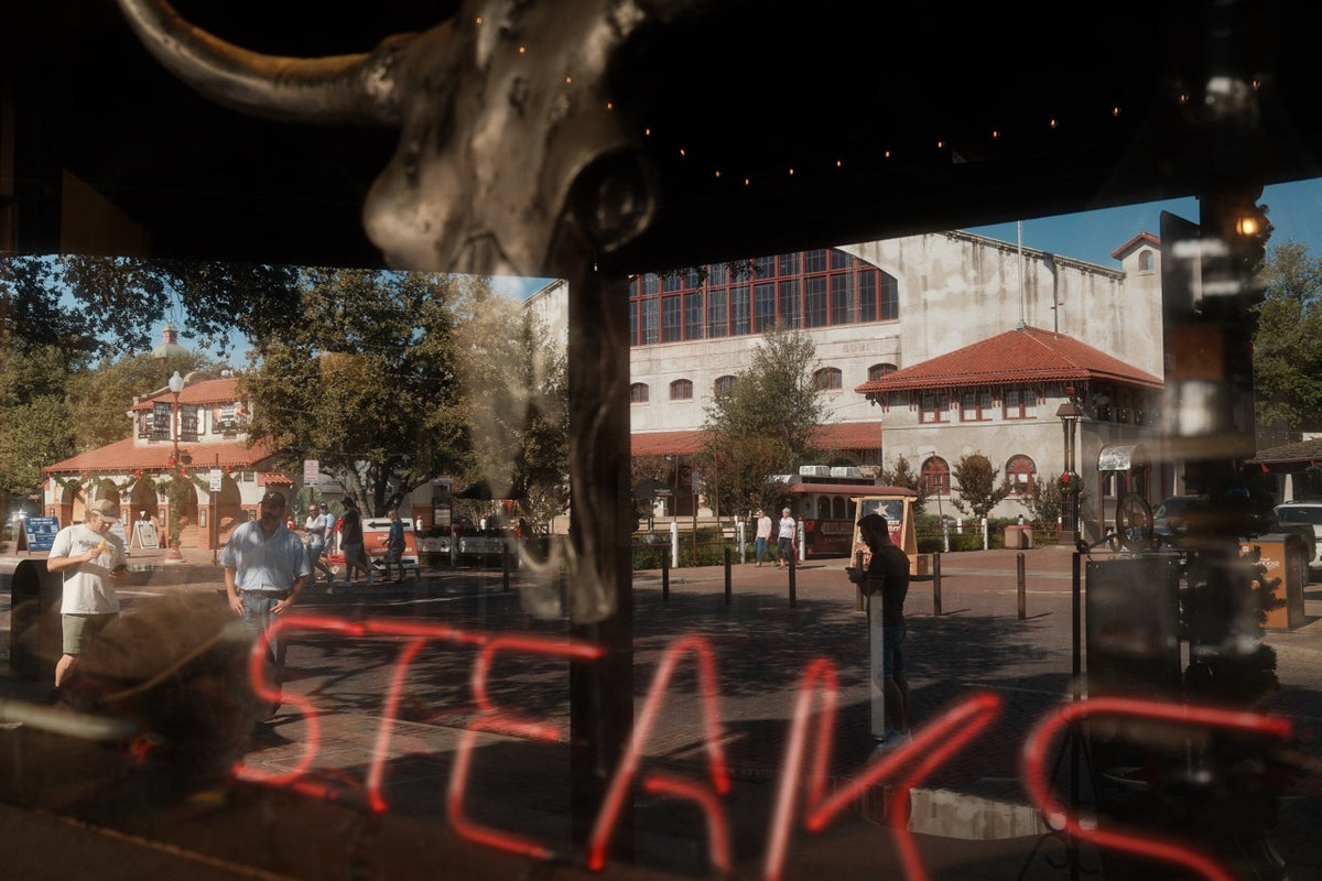 Steak at The Stock Yards