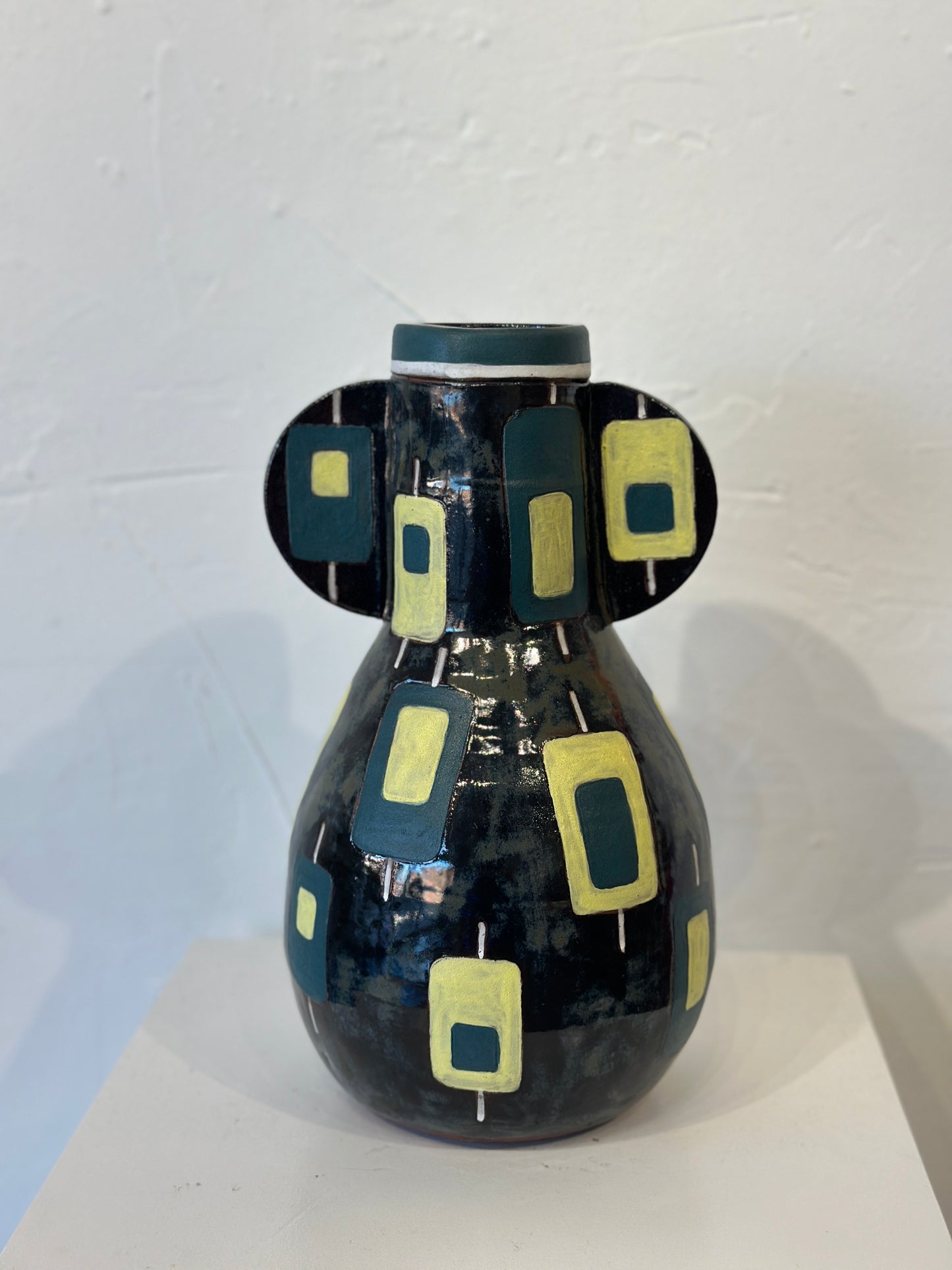 Contemporary Green Vase II