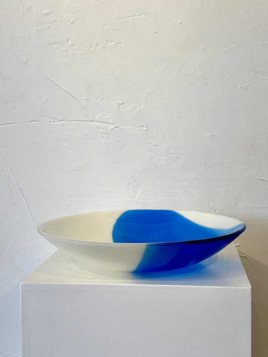 Iceberg Fused Glass Bowl