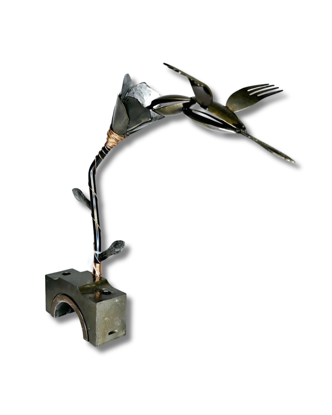 Hummingbird on the Fly