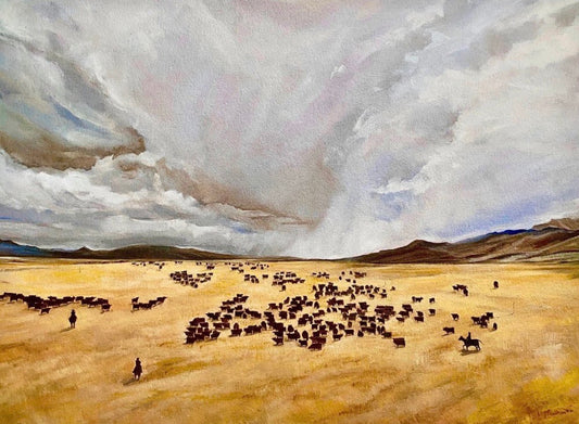 Cowboy Plains Print 11"x14"